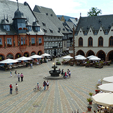 Goslar, Marktplatz.