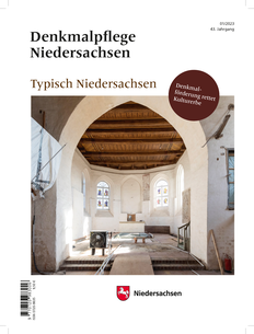 Berichte zur Denkmalpflege in Niedersachsen, Heft 1/2023