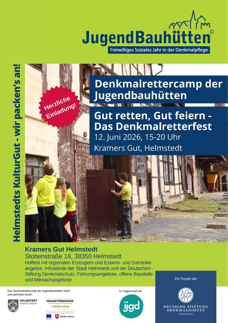 Denkmalrettercamp der Jugendbauhütten 2026