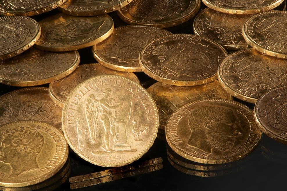Der Goldschatz von Lüneburg umfasste 217 Goldmünzen überwiegend belgischer und französischer Prägung