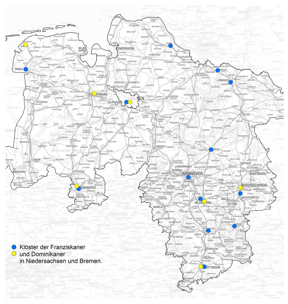 Bettelorden in Niedersachsen