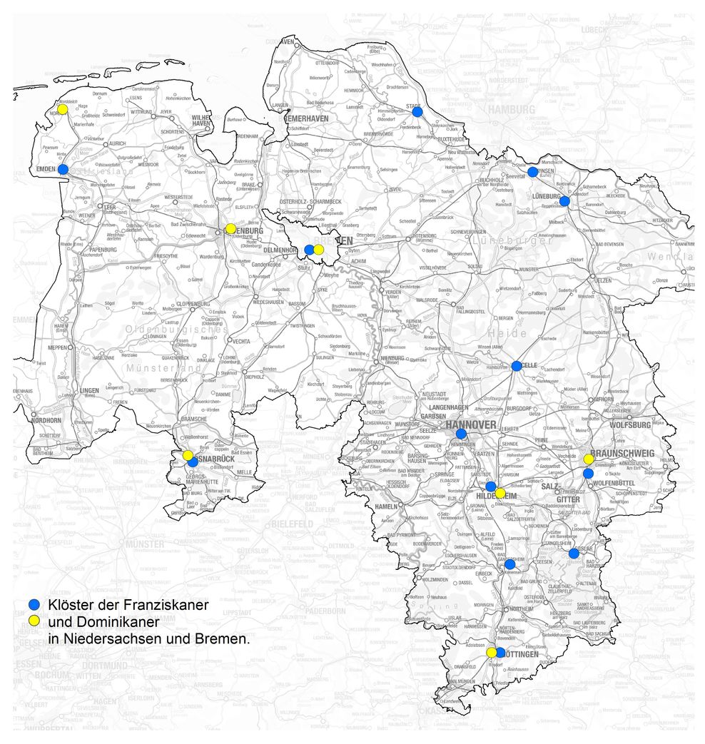 Bettelorden in Niedersachsen