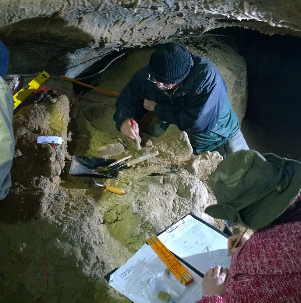 Neue Ausgrabungen an der Einhornhöhle