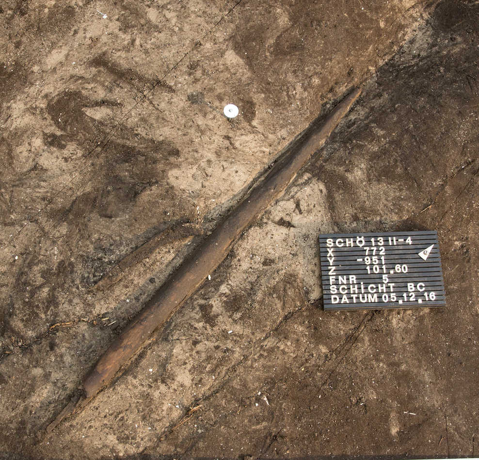 300.000 Jahre alter Wurfstock aus Schöningen zeigt: Steinzeitmenschen setzten Holzwaffen ein