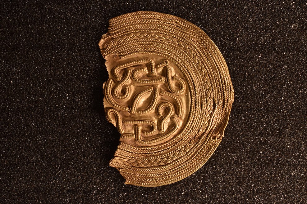 Goldbrakteat aus dem frühen Mittelalter in Neuenhaus gefunden