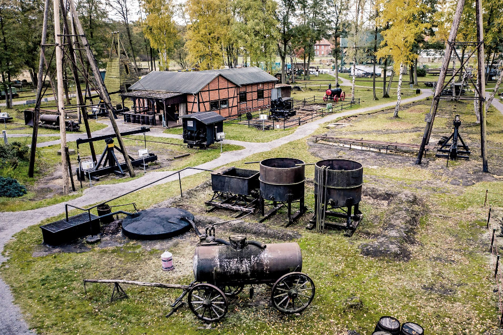 Die Erdöl-Förderanlagen in Wietze