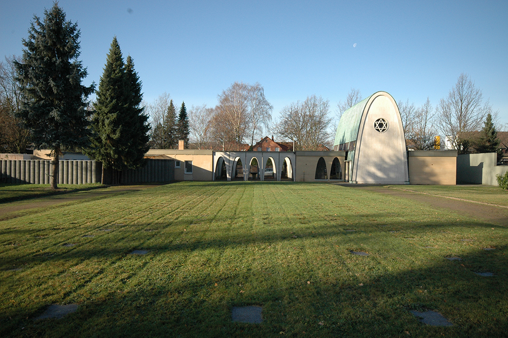 Gebäude des jüdischen Friedhofs in Hannover Bothfeld aus den 1960er-Jahren