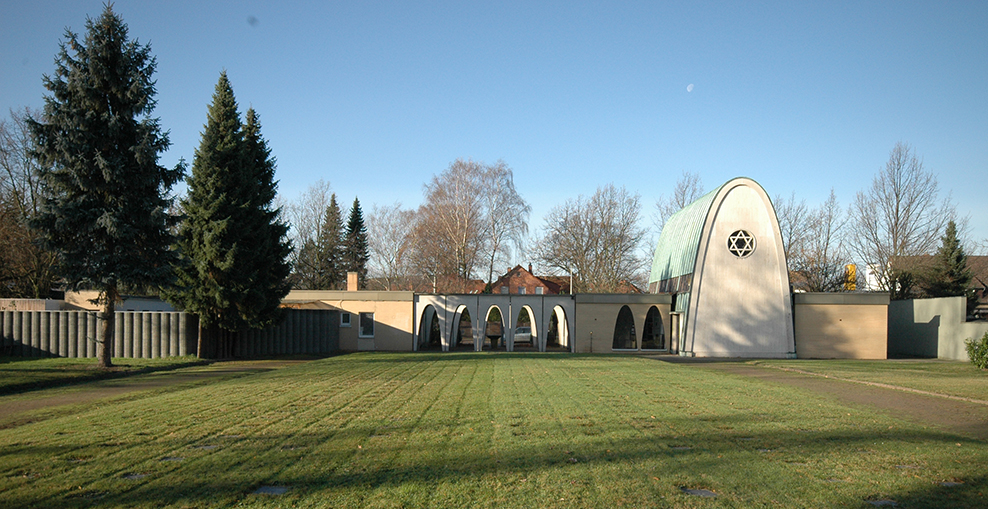 Gebäude des jüdischen Friedhofs in Hannover Bothfeld aus den 1960er-Jahren