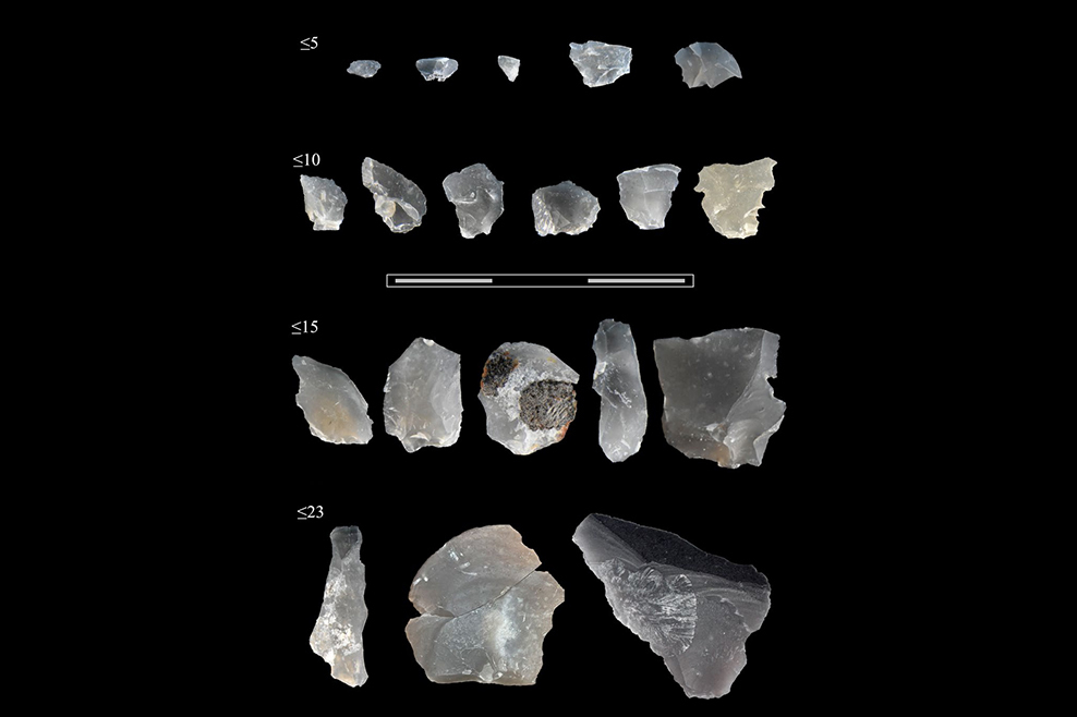 Archäologie aus dem Abfall: Kleine Splitter erzählen vom Werkzeuggebrauch vor 300.000 Jahren