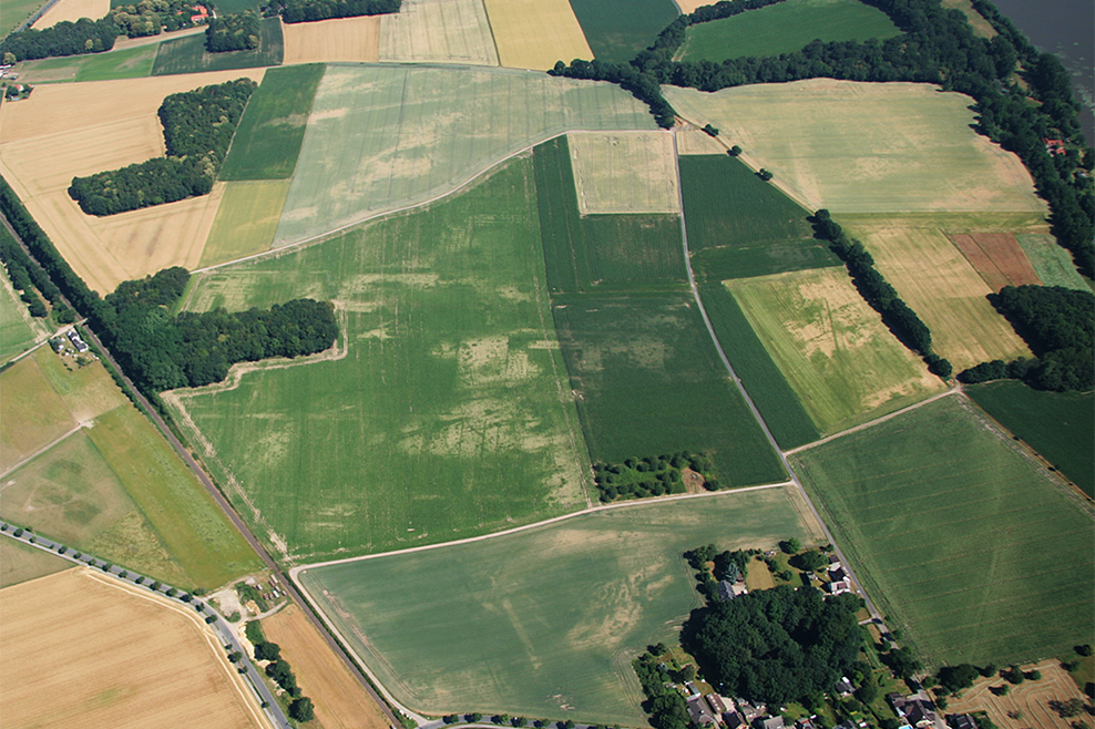 Spuren römischer Siedlungen und Militärlager in NRW im Luftbildbefund
