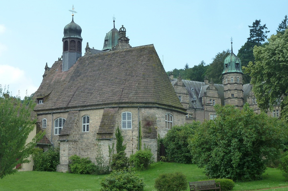 Die Fassadensanierung am Schloss Hämelschenburg