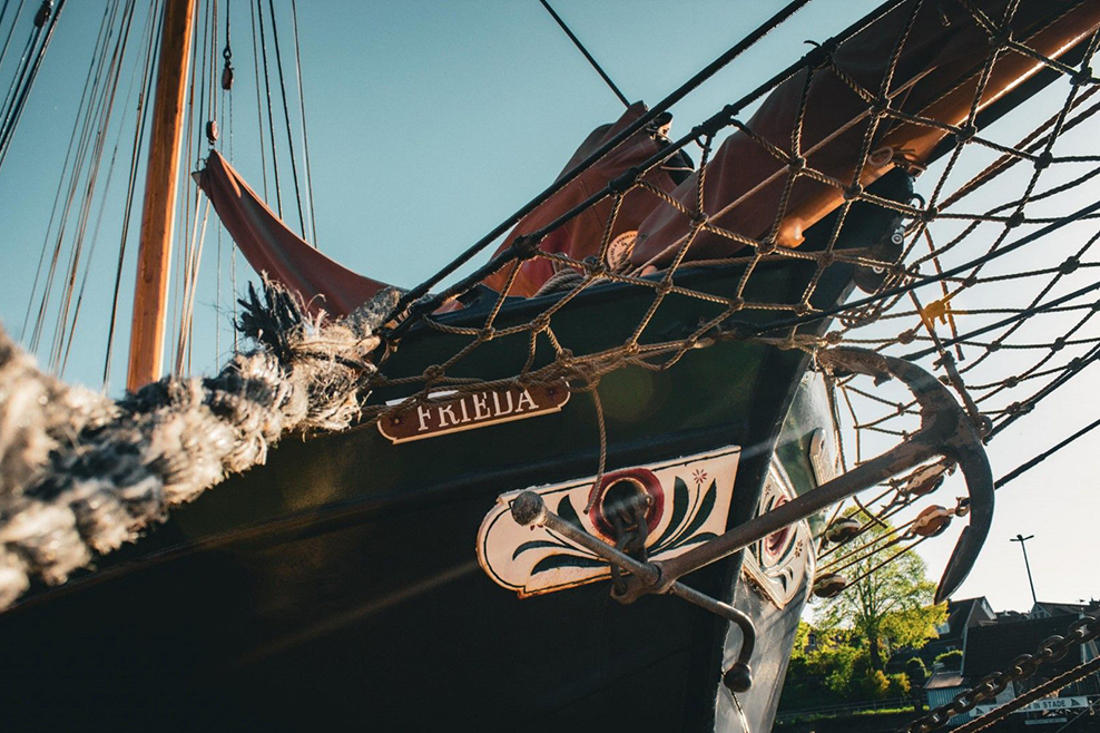 Das Segelschiff Giekewer "Frieda"