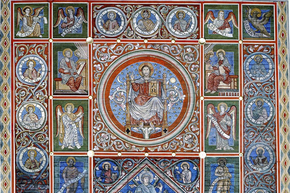 Mittelalterliche Welterbe-Bilderdecke auf dem Prüfstand